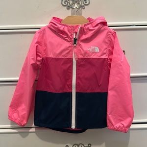 The North Face girl raincoat
